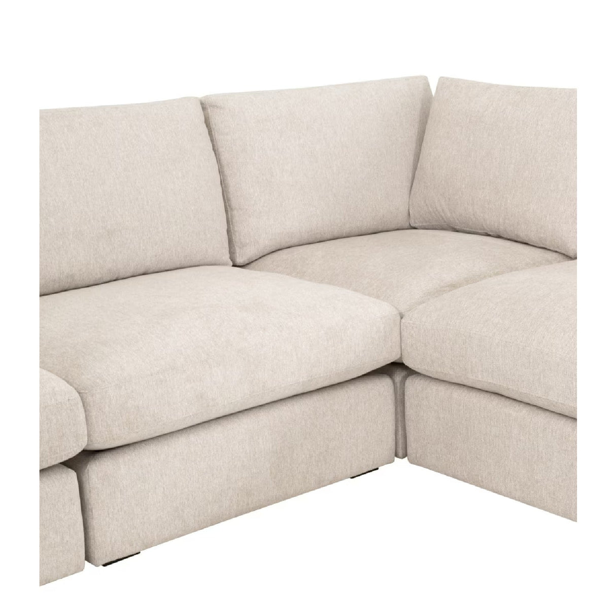 Modern European furniture - Beige Modular Sofa Chair - www.oroa.com