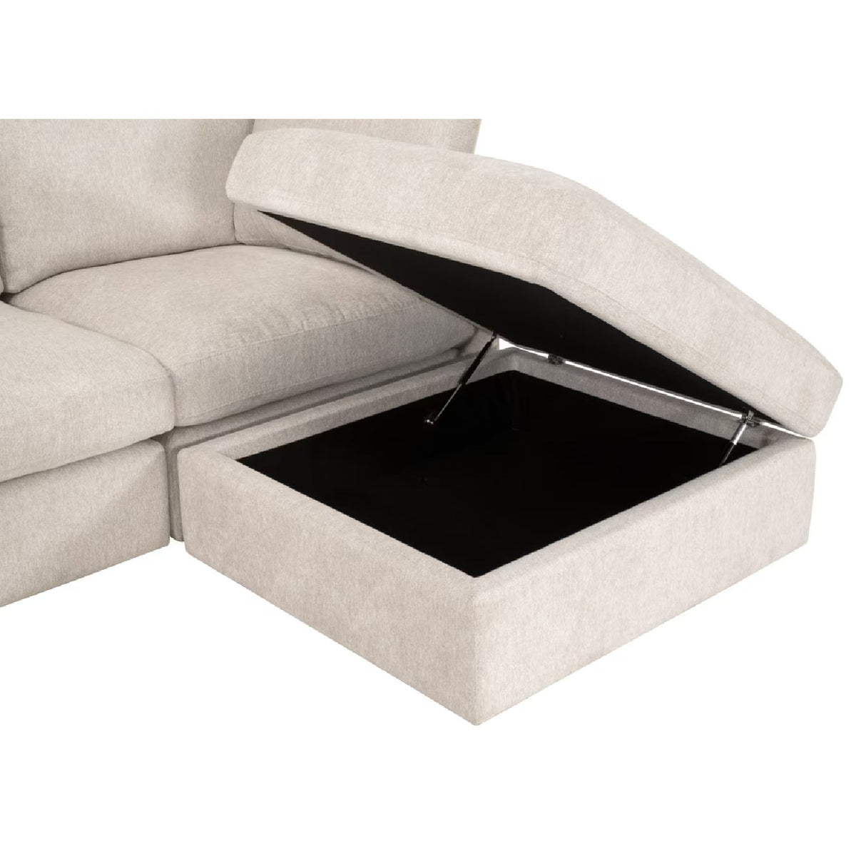 Modern European furniture - Beige Modular Sofa Chair - www.oroa.com