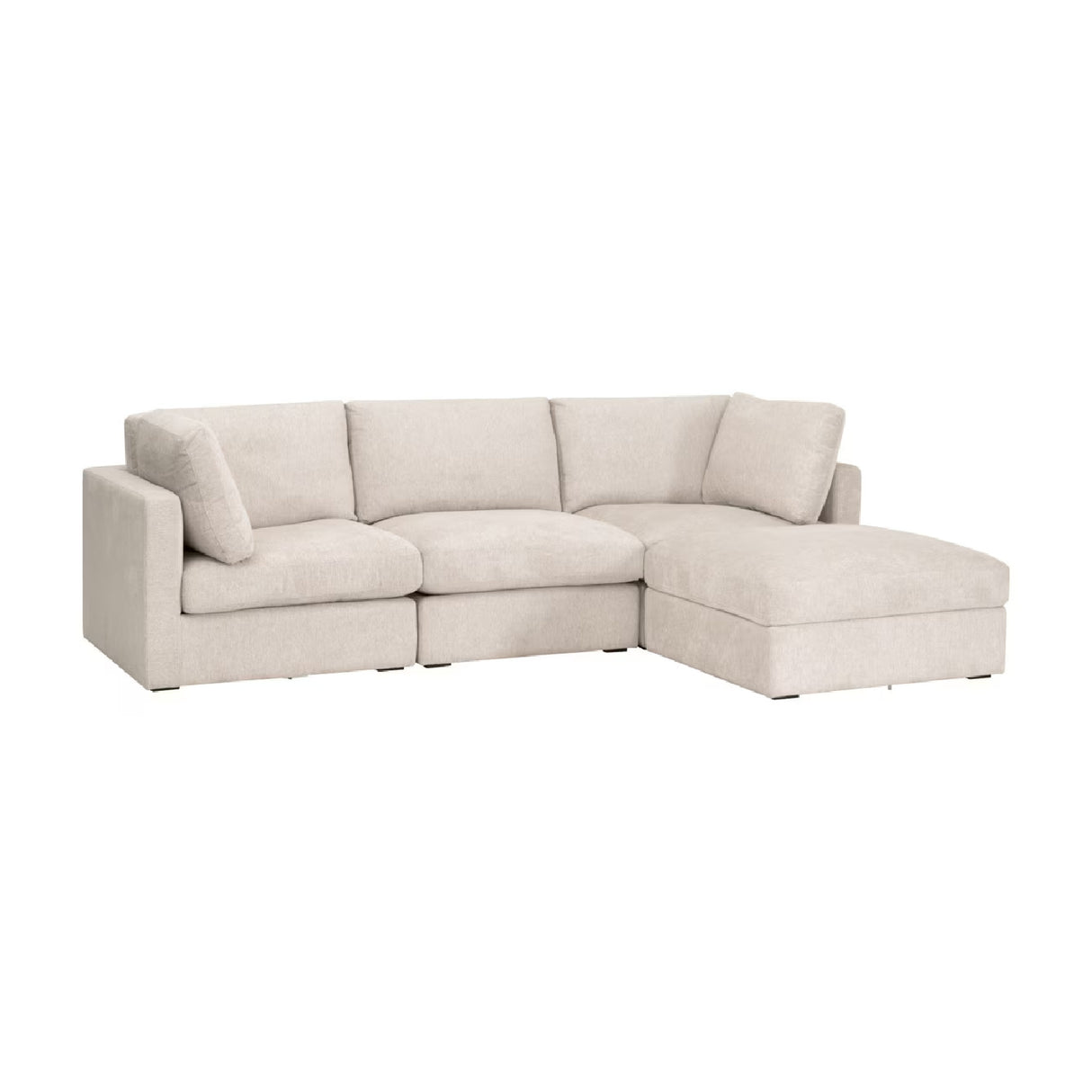 Modern European furniture - Beige Modular Sofa Chair - www.oroa.com