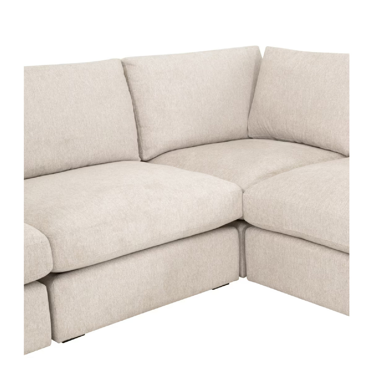 Modern European furniture - Beige Modular Sofa Chair - www.oroa.com
