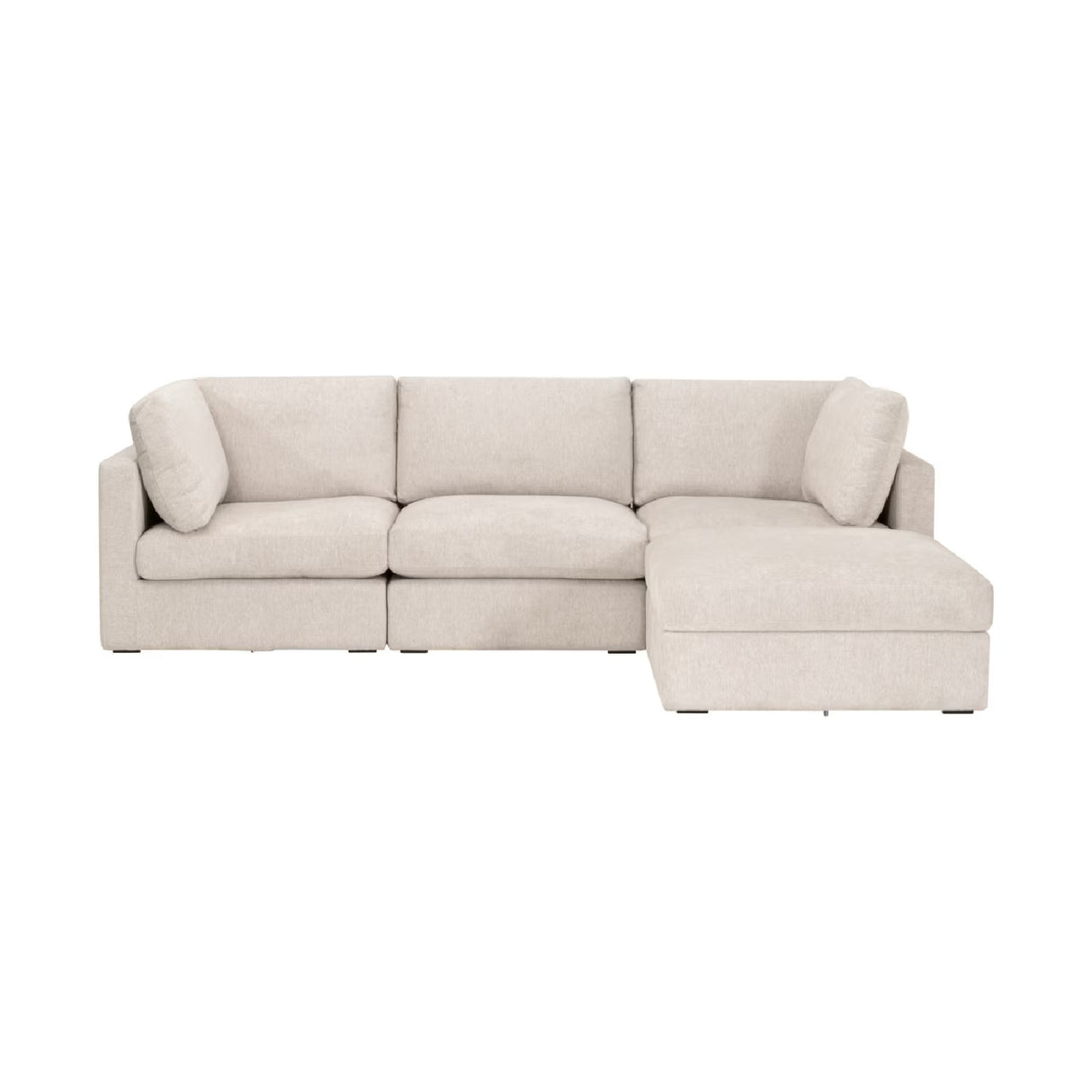 Modern European furniture - Beige Modular Sofa Chair - www.oroa.com