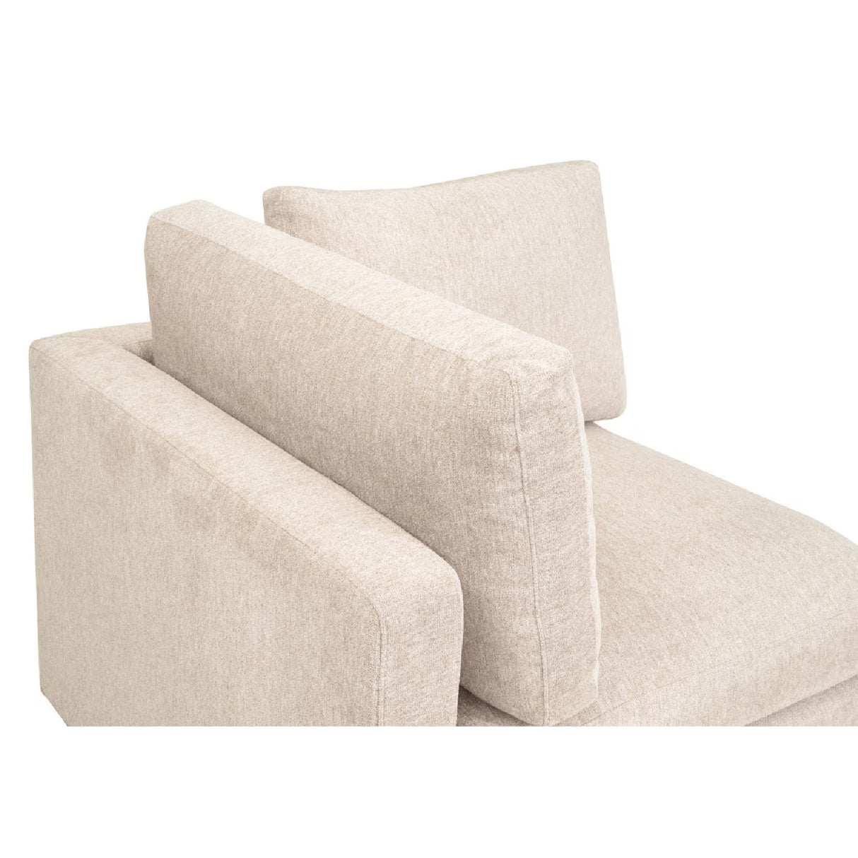 Modern European furniture - Beige Modular Sofa Chair - www.oroa.com