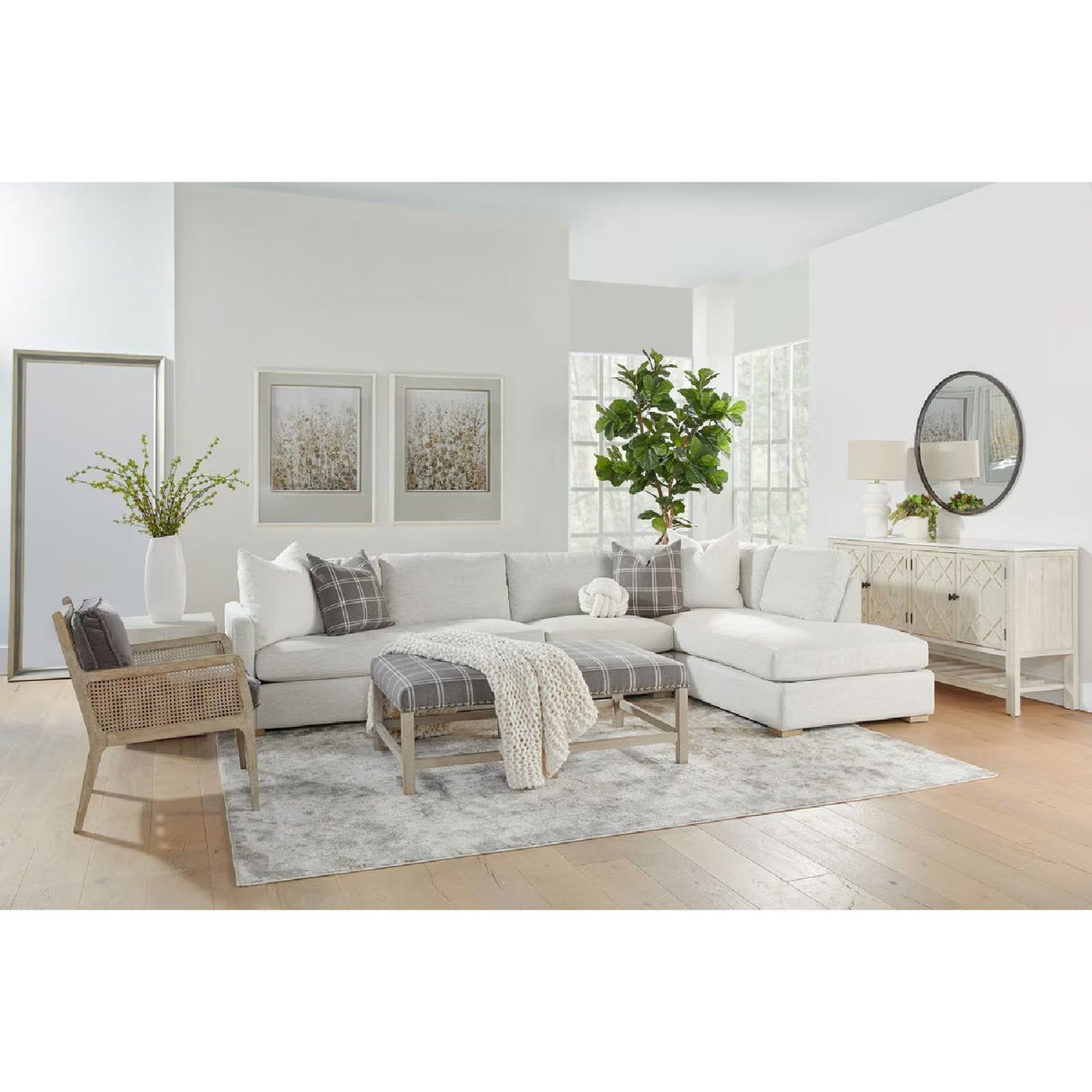 Gray Modular 2-Seater Sofa | Living Essentials Clara – alternate view 16