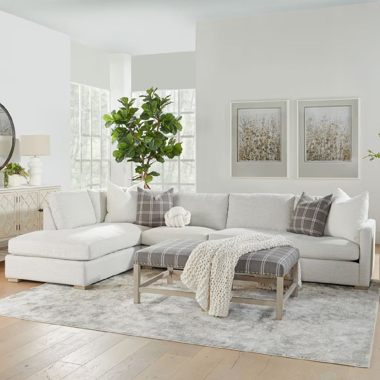 Gray Modular 2-Seater Sofa | Living Essentials Clara – alternate view 19