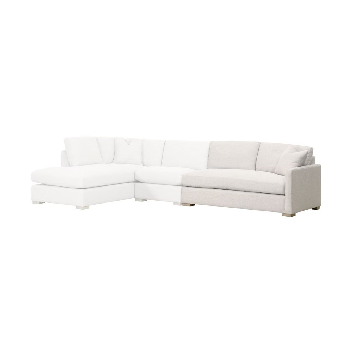 Gray Modular 2-Seater Sofa | Living Essentials Clara – alternate view 25