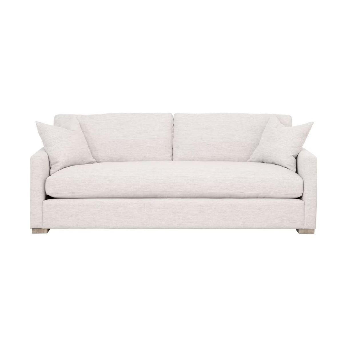 Modern European furniture - Gray Slim-Armed Sofa - www.oroa.com