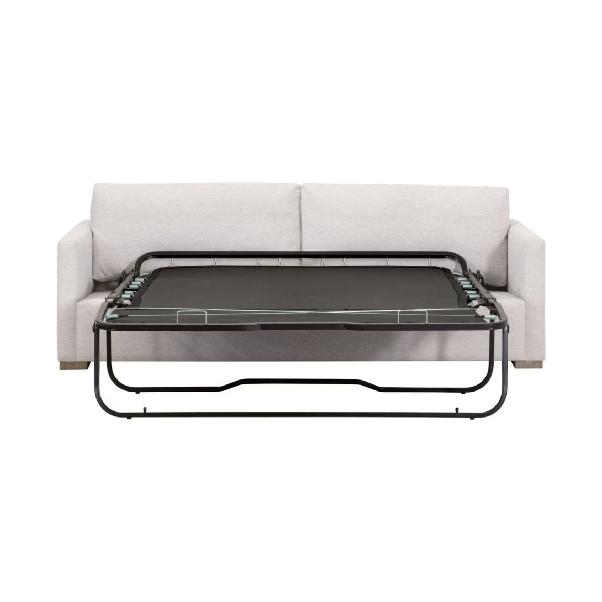 Modern European furniture - Gray Slim-Armed Queen Sleeper Sofa - www.oroa.com