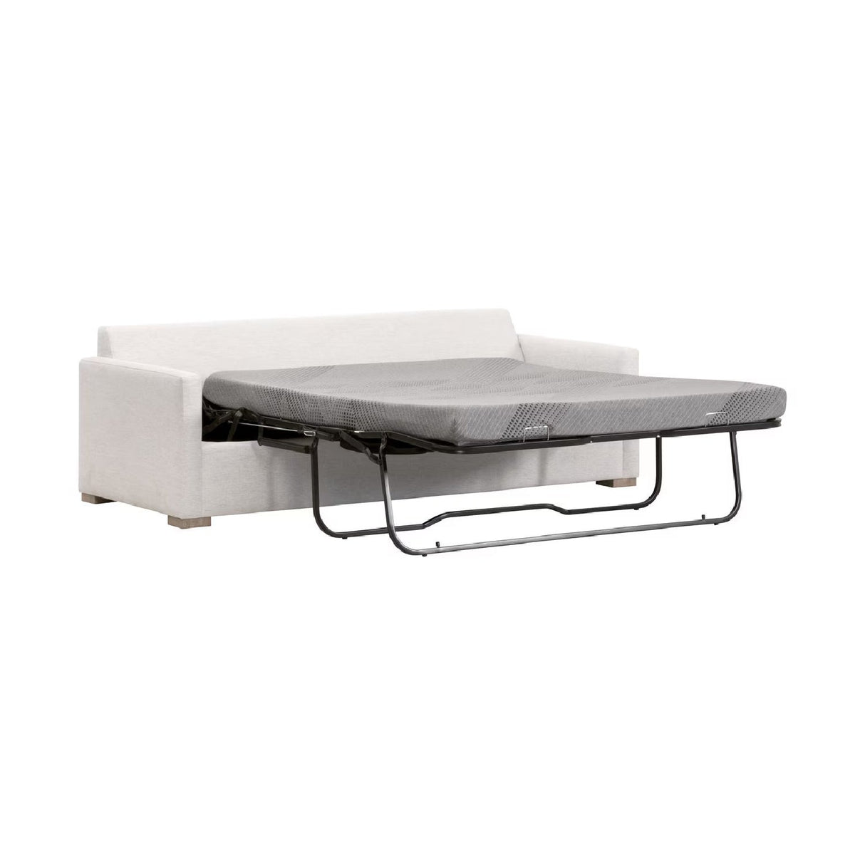 Modern European furniture - Gray Slim-Armed Queen Sleeper Sofa - www.oroa.com