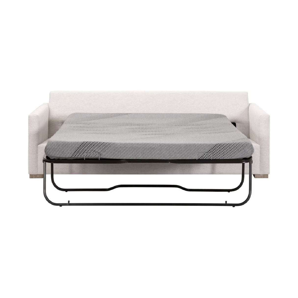 Modern European furniture - Gray Slim-Armed Queen Sleeper Sofa - www.oroa.com