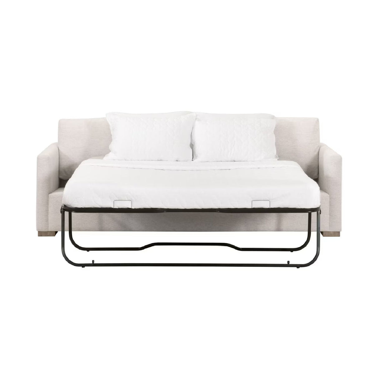 Modern European furniture - Gray Slim-Armed Queen Sleeper Sofa - www.oroa.com
