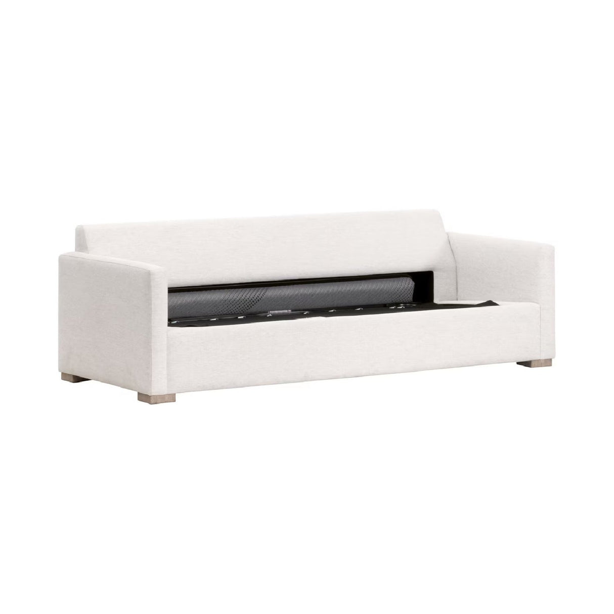 Modern European furniture - Gray Slim-Armed Queen Sleeper Sofa - www.oroa.com