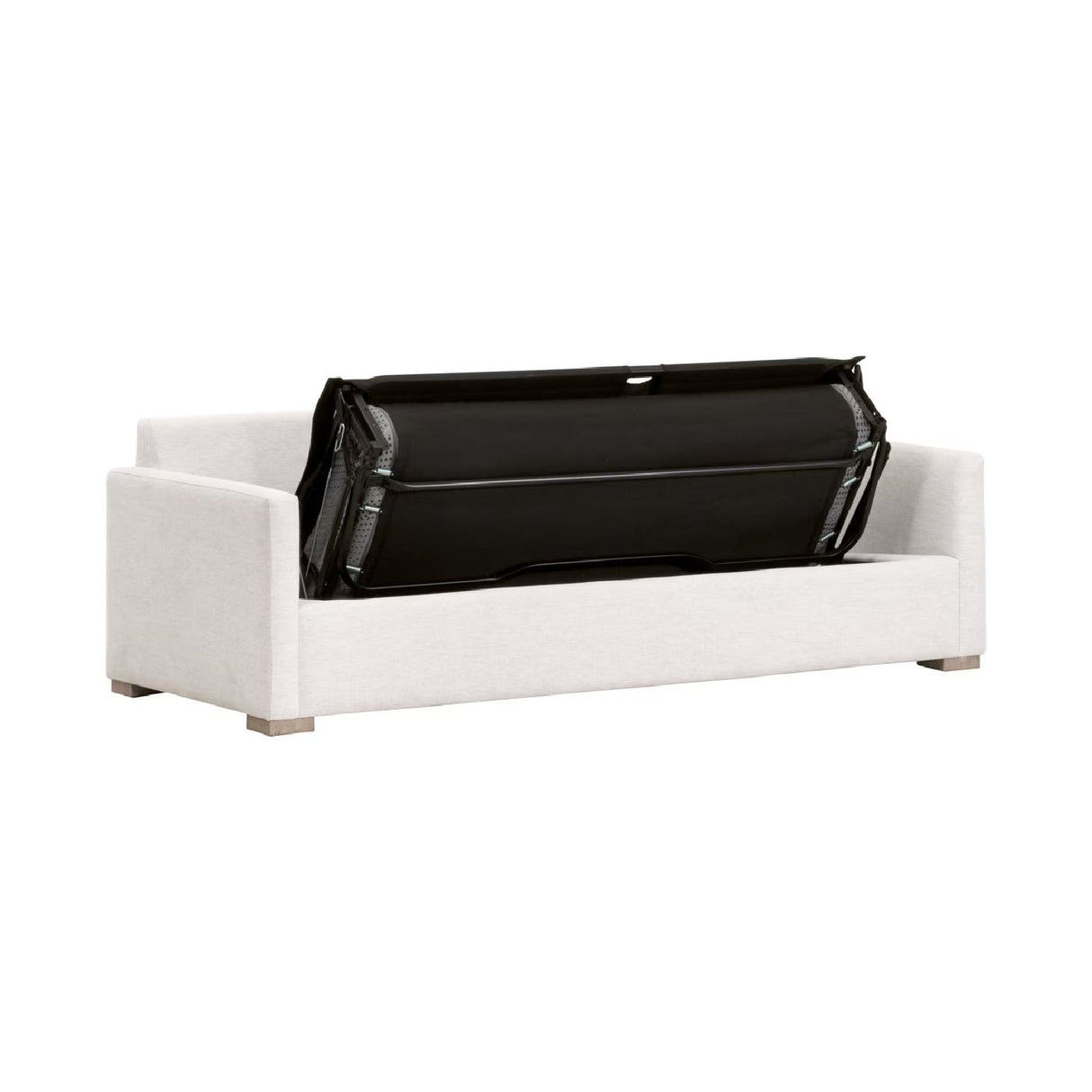 Modern European furniture - Gray Slim-Armed Queen Sleeper Sofa - www.oroa.com