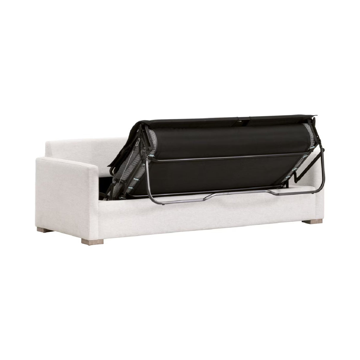Modern European furniture - Gray Slim-Armed Queen Sleeper Sofa - www.oroa.com