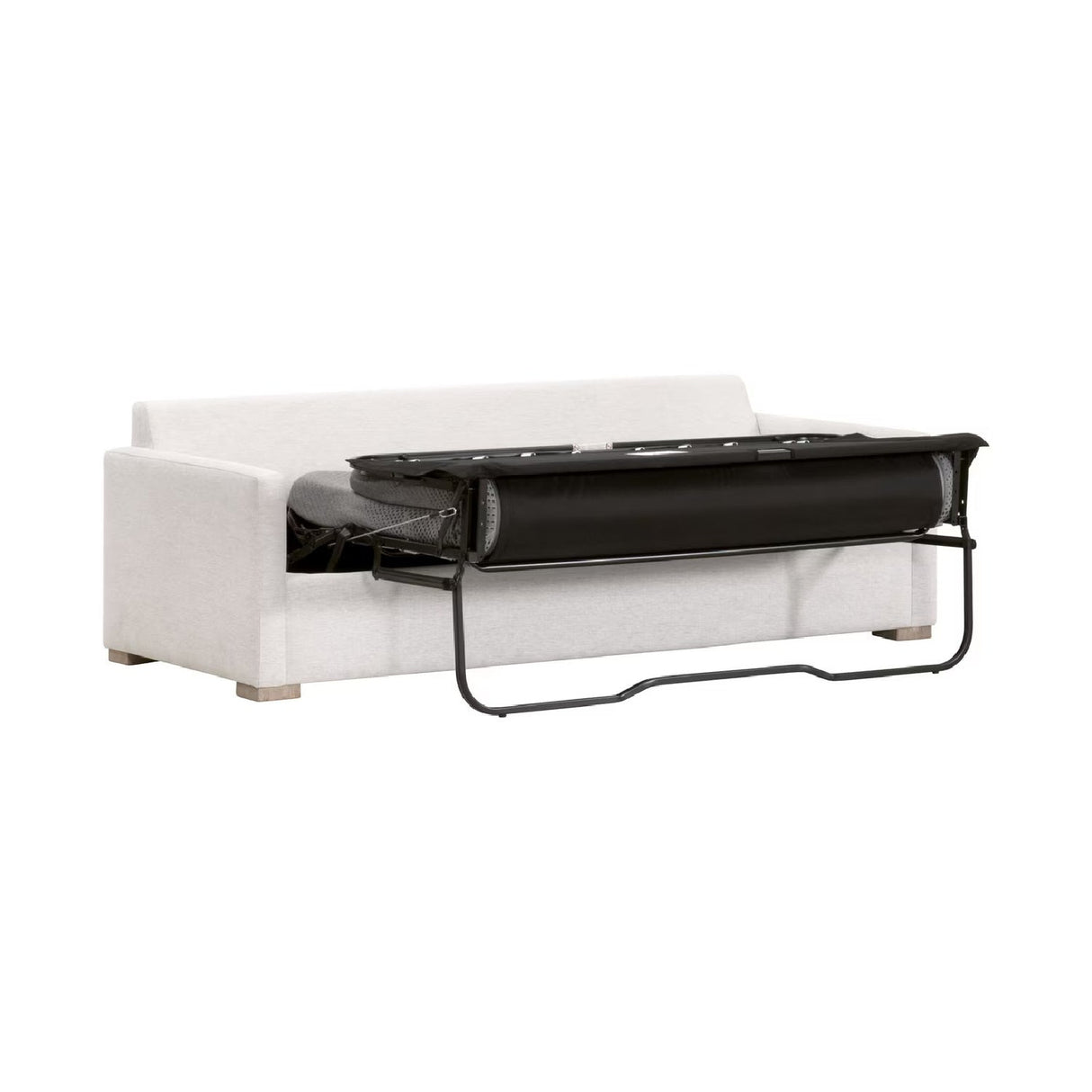 Modern European furniture - Gray Slim-Armed Queen Sleeper Sofa - www.oroa.com