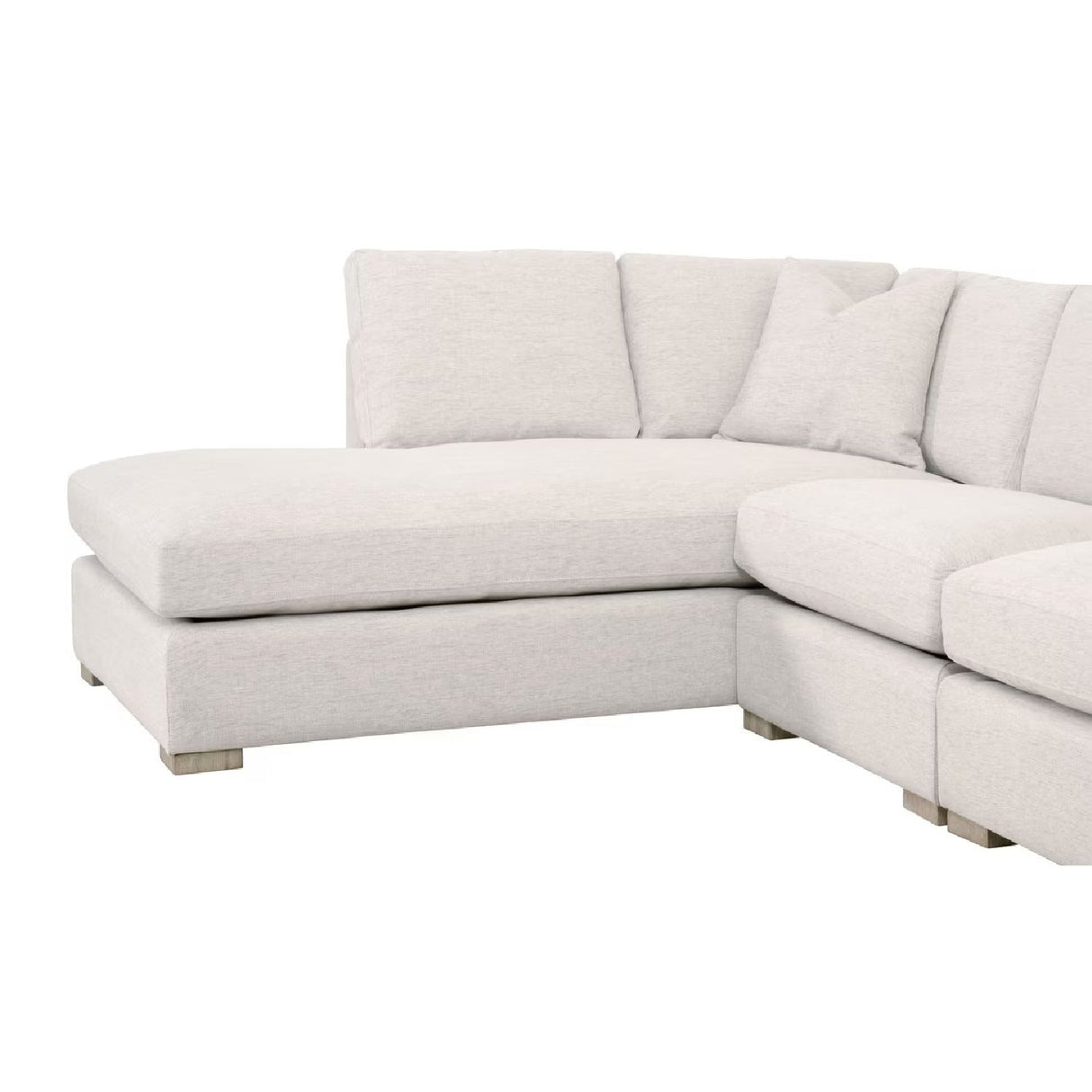 Gray Modular Chaise Lounge | Living Essentials Clara – alternate view 27