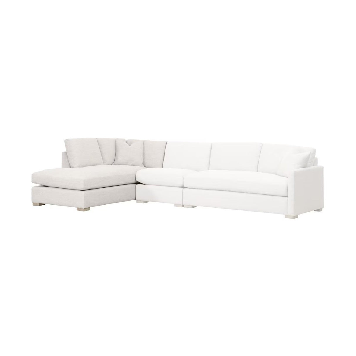 Gray Modular Chaise Lounge | Living Essentials Clara – alternate view 22