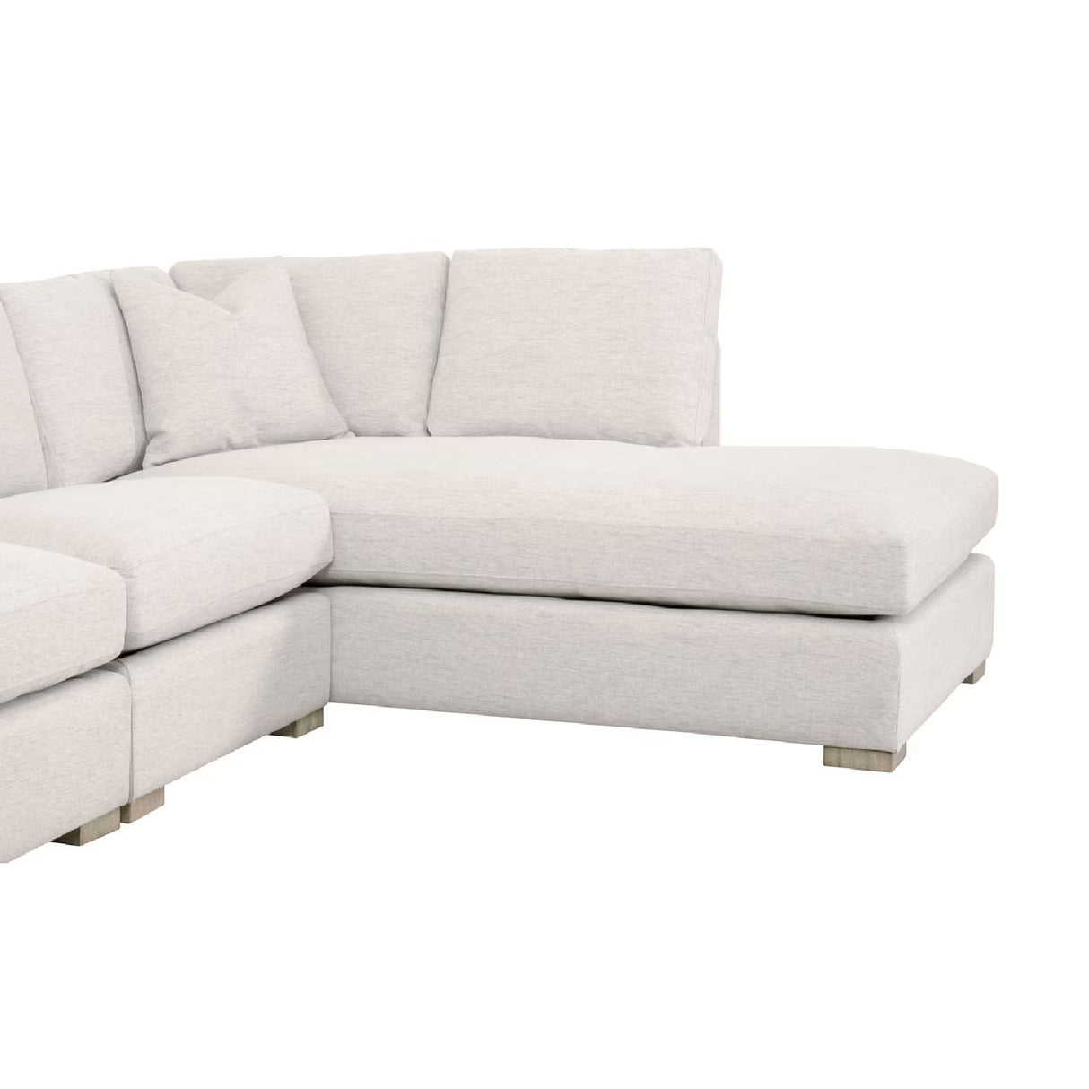 Gray Modular Chaise Lounge | Living Essentials Clara – alternate view 12