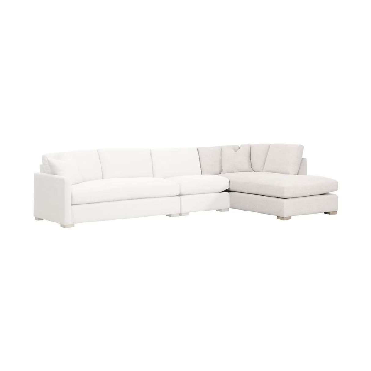 Gray Modular Chaise Lounge | Living Essentials Clara – alternate view 9
