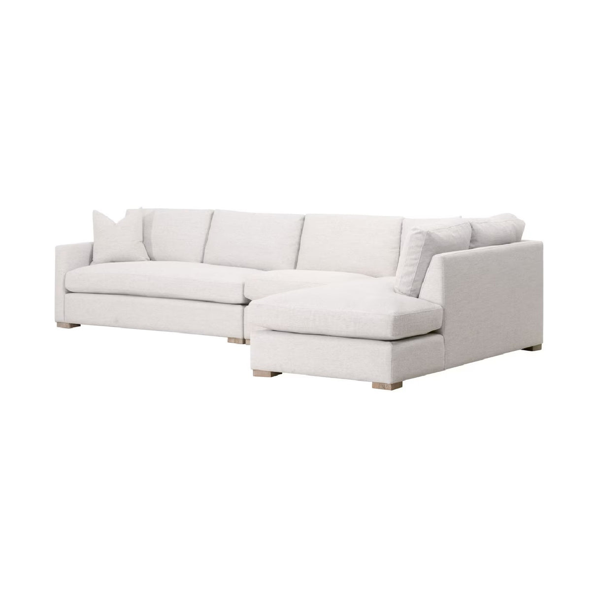 Gray Modular Chaise Lounge | Living Essentials Clara – alternate view 10