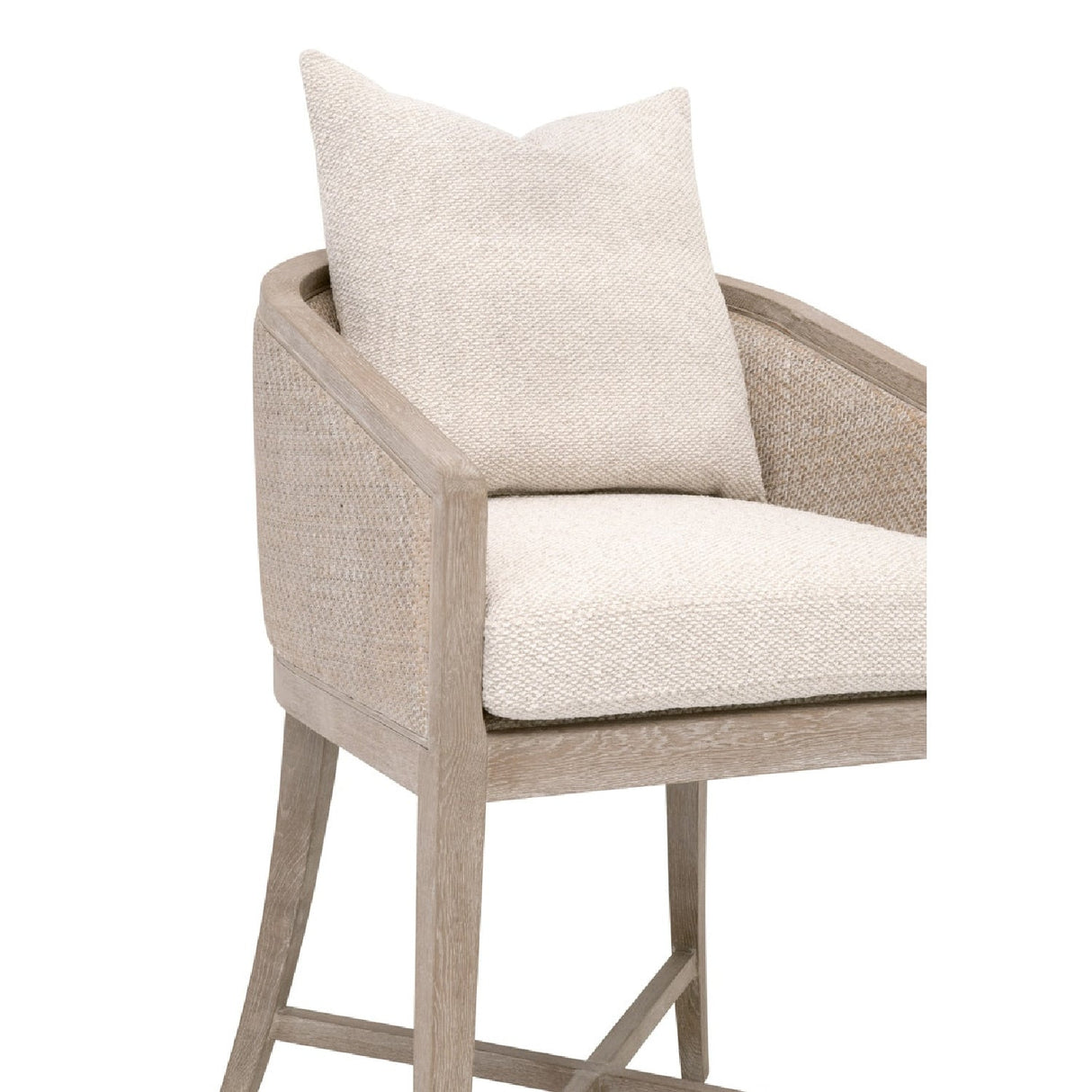 Modern European furniture - Cane Wrapped Counter Stool - www.oroa.com