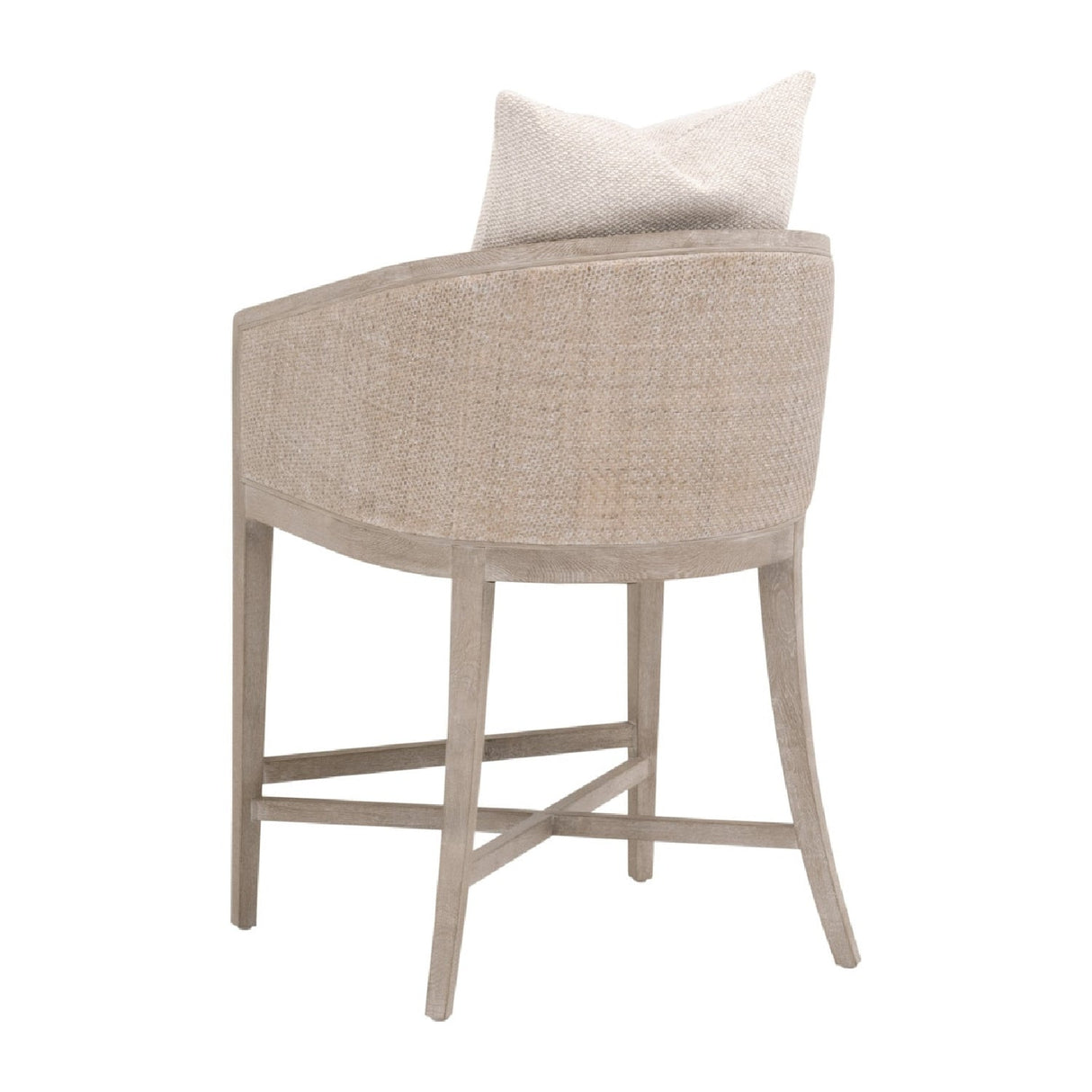 Modern European furniture - Cane Wrapped Counter Stool - www.oroa.com