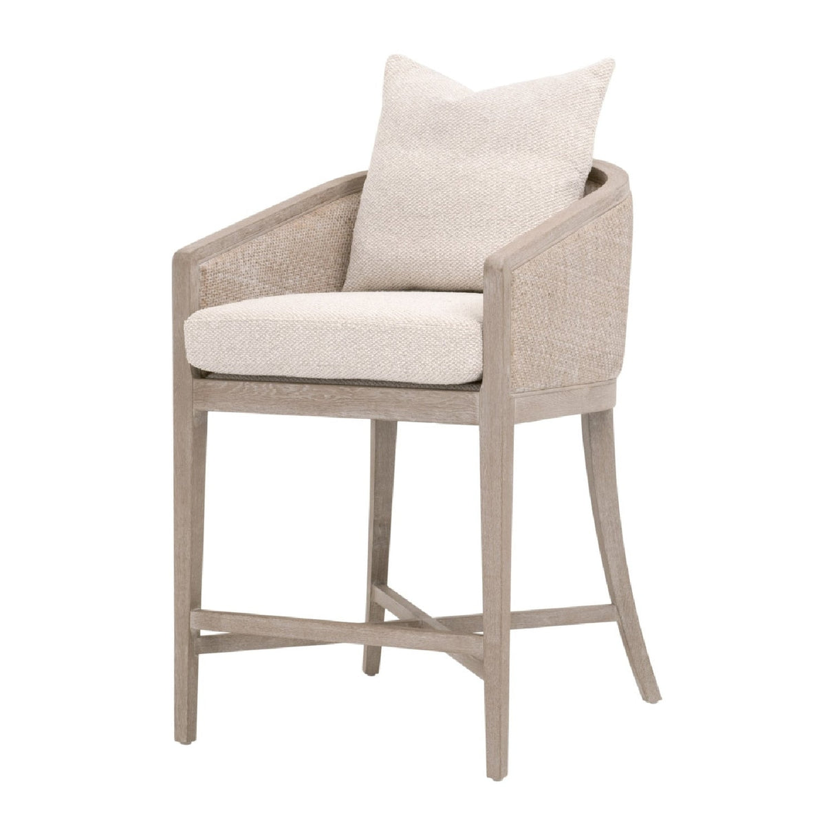 Modern European furniture - Cane Wrapped Counter Stool - www.oroa.com