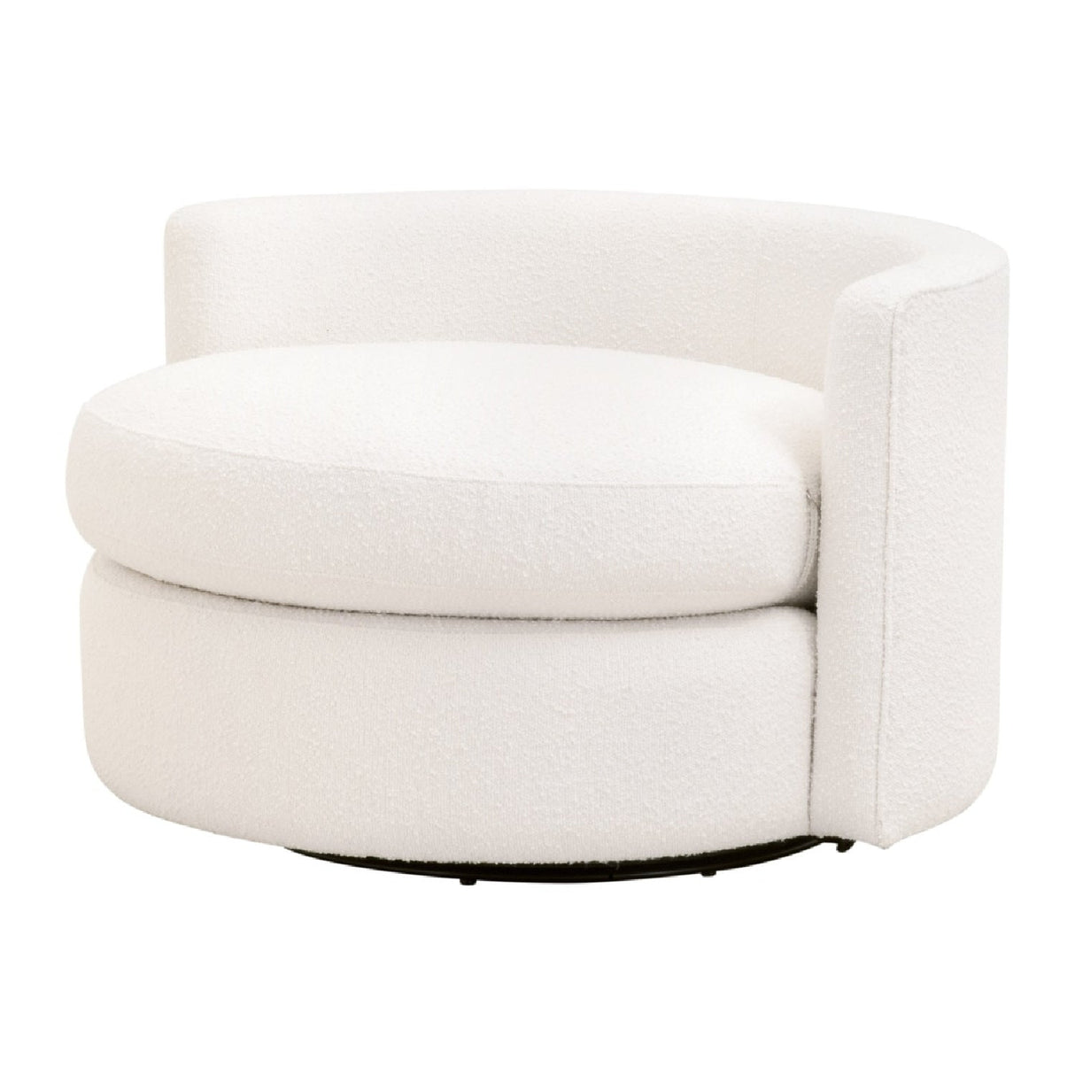 Round Petite Swivel Sofa | Living Essentials Lourne – alternate view 11
