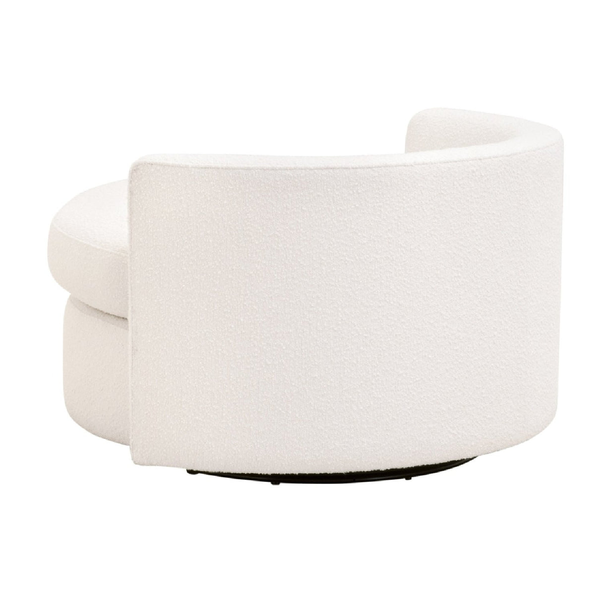 Round Petite Swivel Sofa | Living Essentials Lourne – alternate view 13