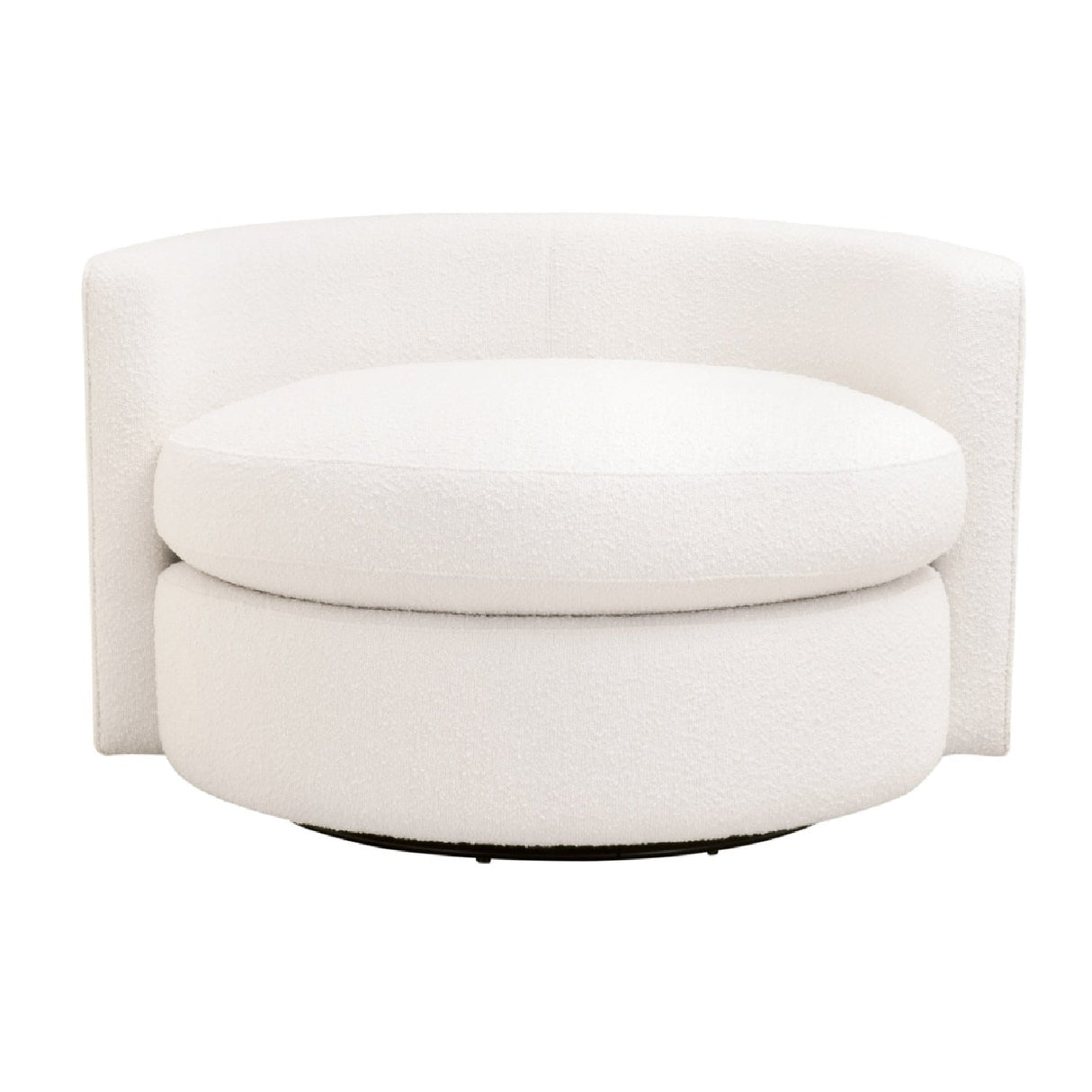 Round Petite Swivel Sofa | Living Essentials Lourne – alternate view 10