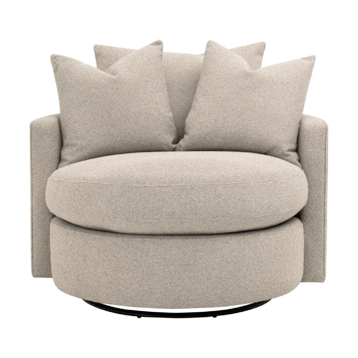 Round Petite Swivel Sofa | Oroa.com