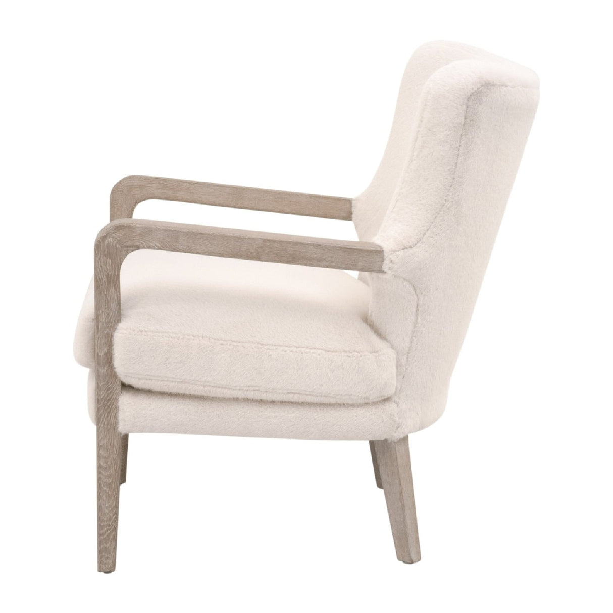 Modern European furniture - Cream Cushioned Lounge Chair - www.oroa.com