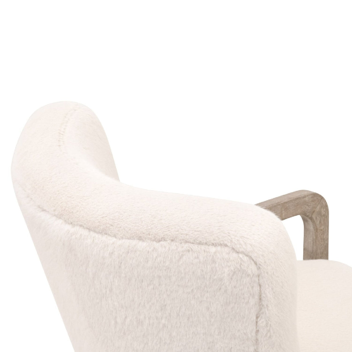 Modern European furniture - Cream Cushioned Lounge Chair - www.oroa.com