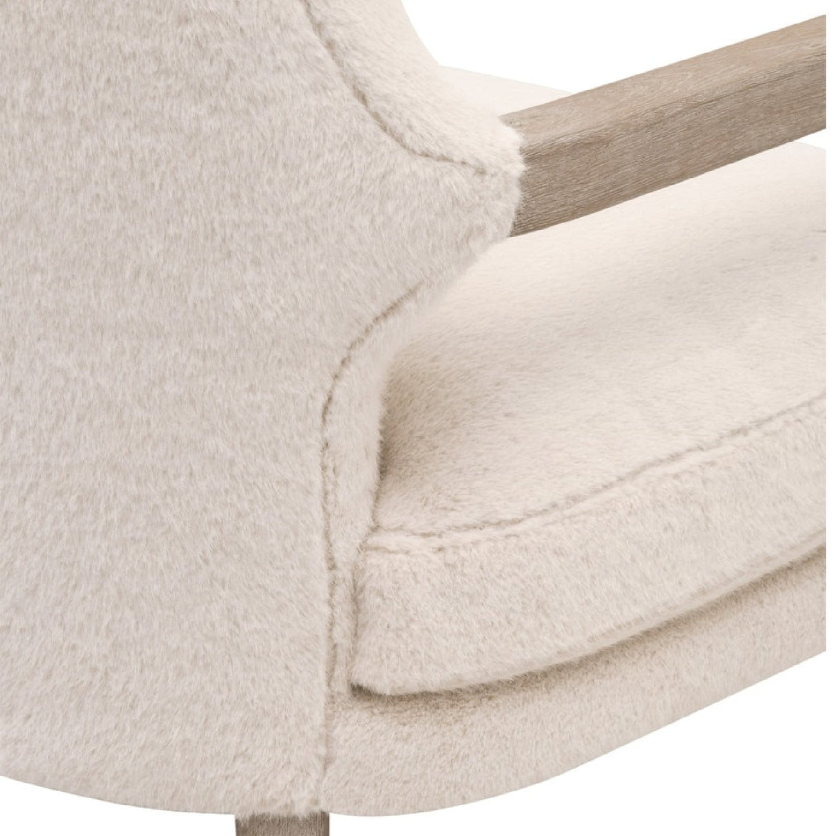 Modern European furniture - Cream Cushioned Lounge Chair - www.oroa.com