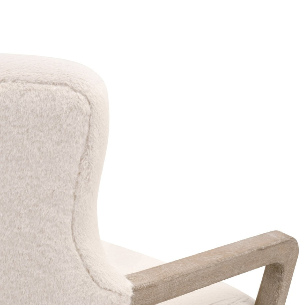 Modern European furniture - Cream Cushioned Lounge Chair - www.oroa.com