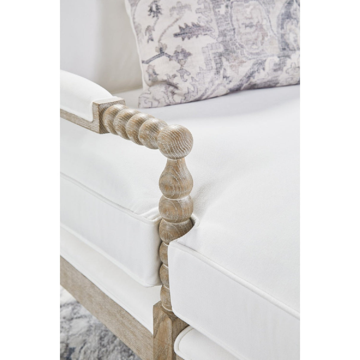 Gray Oak Chaise Lounge | Living Essentials Rouleau – alternate view 21