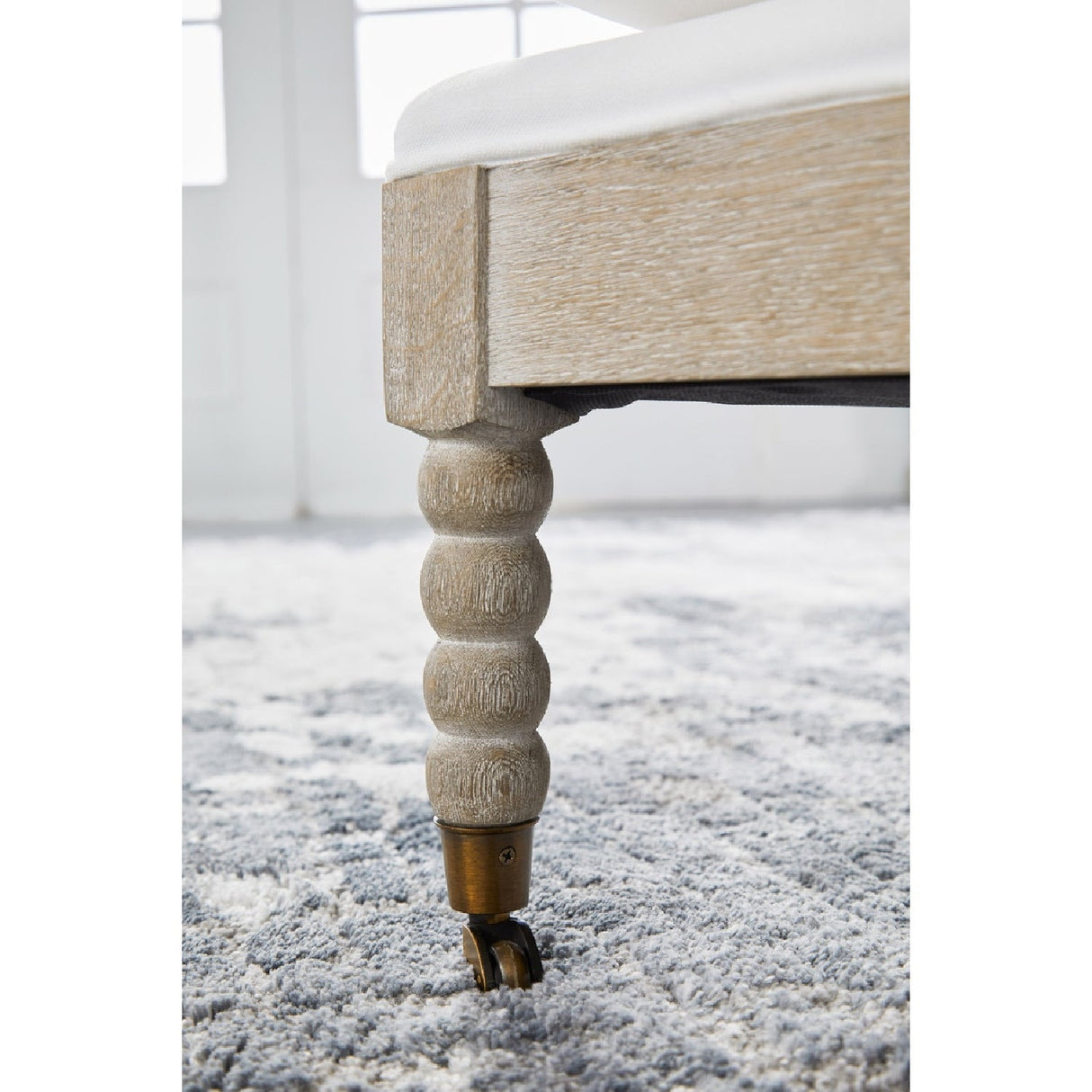 Gray Oak Chaise Lounge | Living Essentials Rouleau – alternate view 28