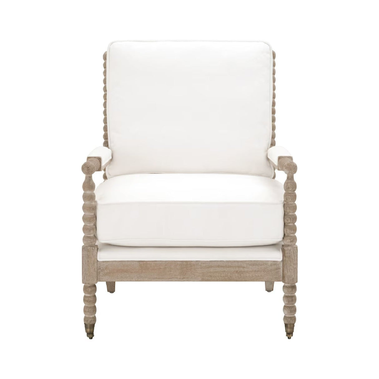 Modern European furniture - Cushioned Gray Oak Club Chair - www.oroa.com