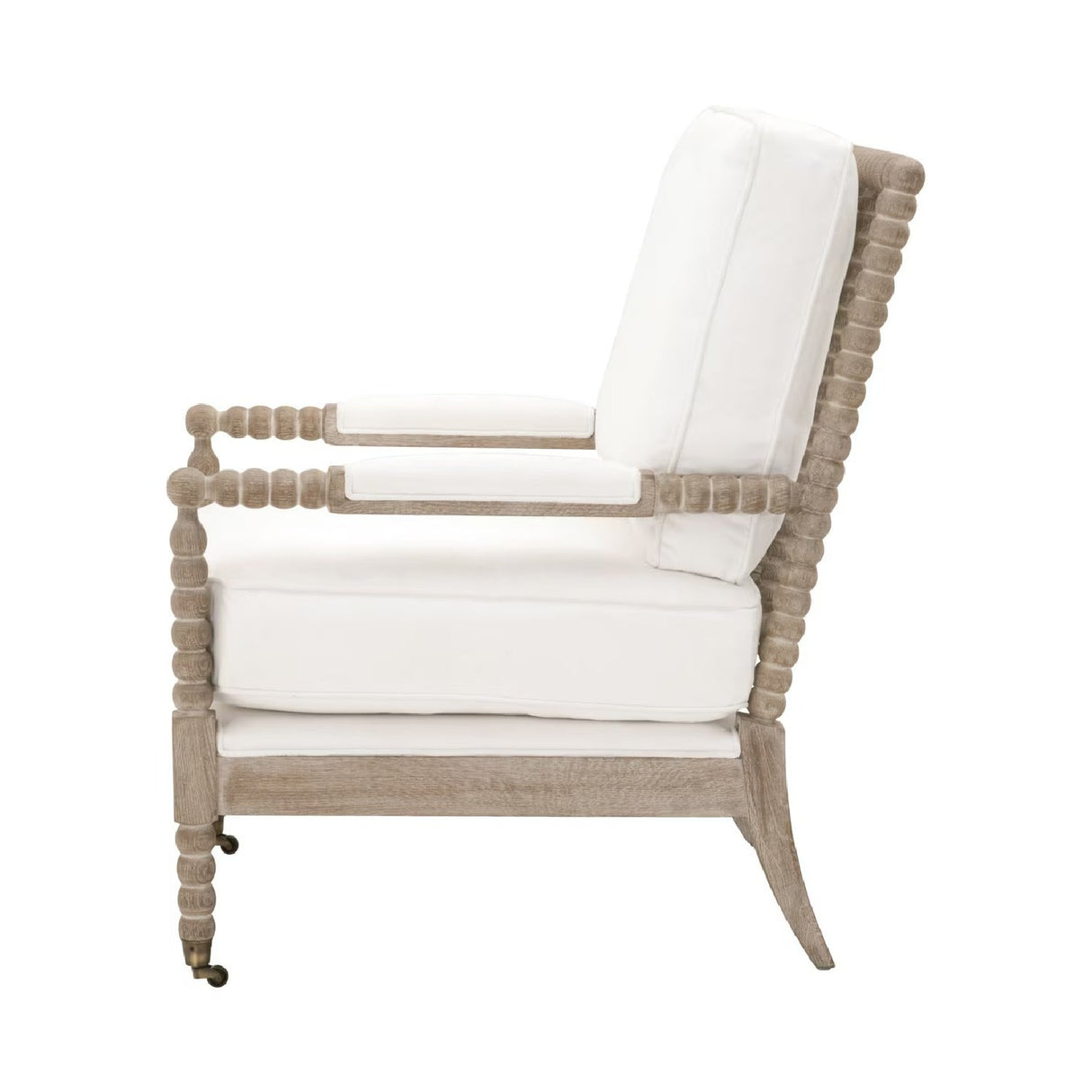 Modern European furniture - Cushioned Gray Oak Club Chair - www.oroa.com
