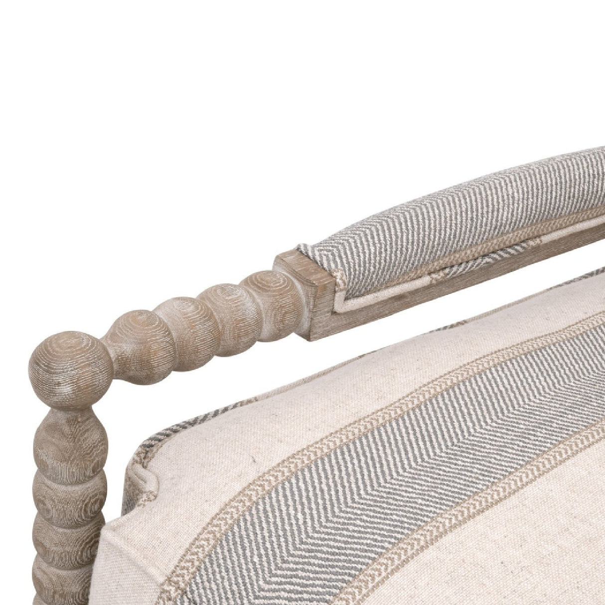 Modern European furniture - Gray Stripes Accent Chair - www.oroa.com