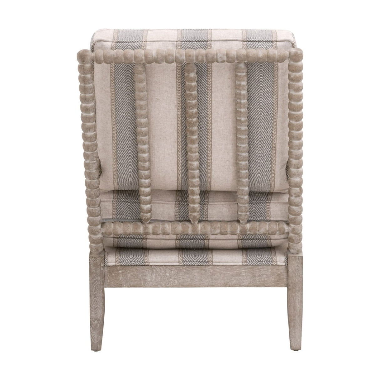 Modern European furniture - Gray Stripes Accent Chair - www.oroa.com