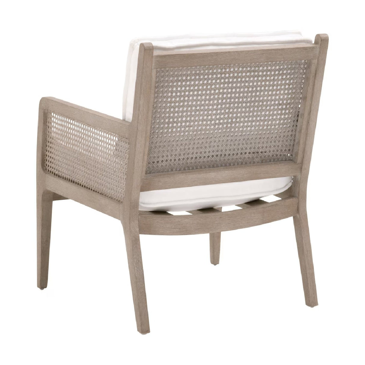 Oak Canework Lounge Chair | Living Essentials Leone – alternate view 6