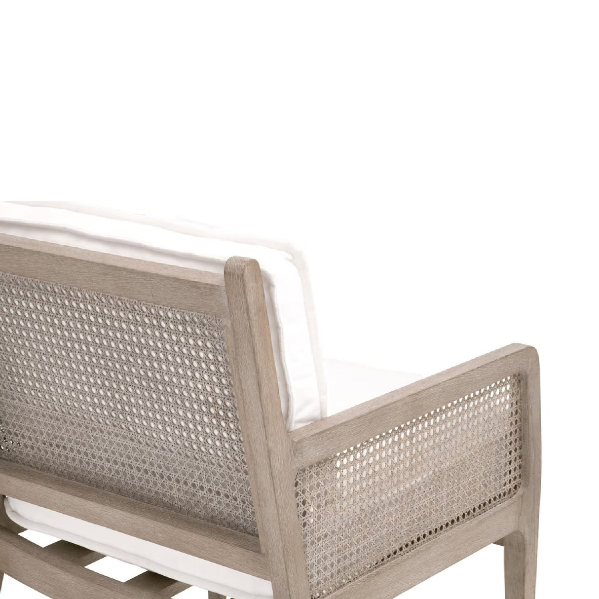 Oak Canework Lounge Chair | Living Essentials Leone – alternate view 7