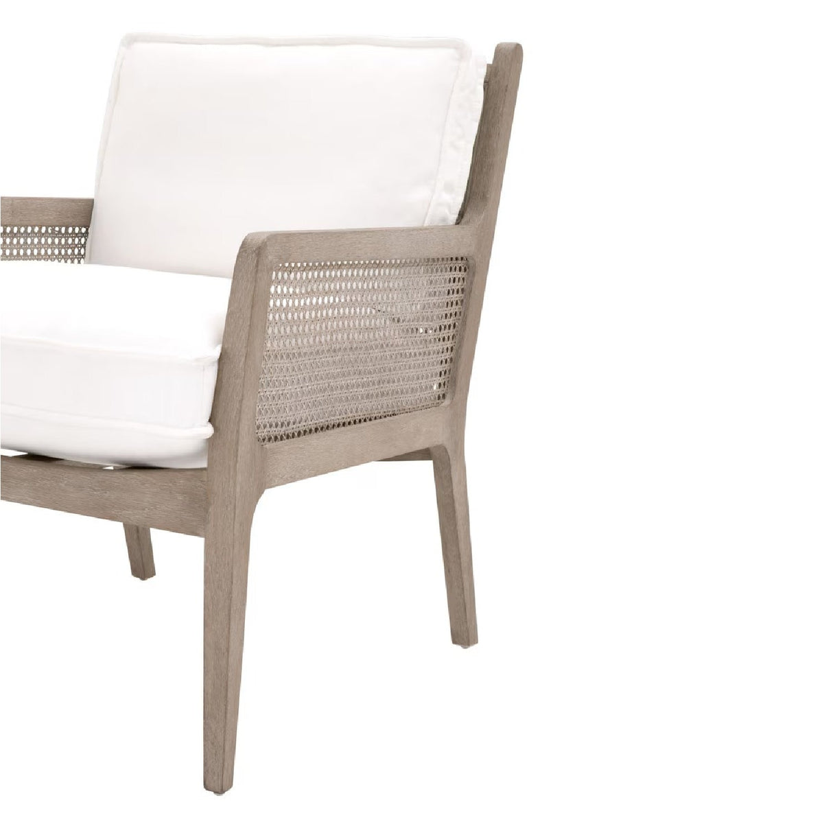 Oak Canework Lounge Chair | Living Essentials Leone – alternate view 8