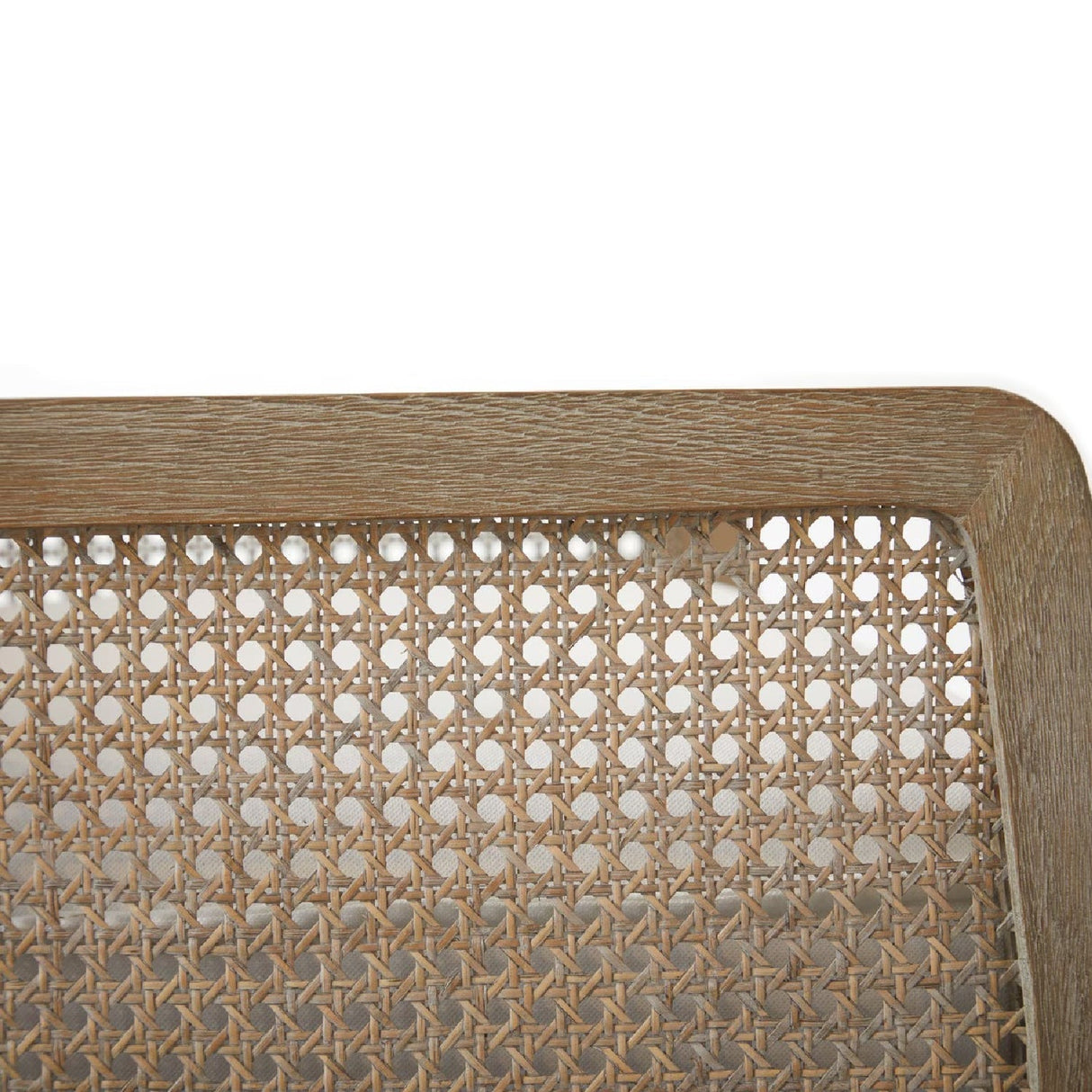Oak Canework Lounge Chair | Living Essentials Leone – alternate view 9