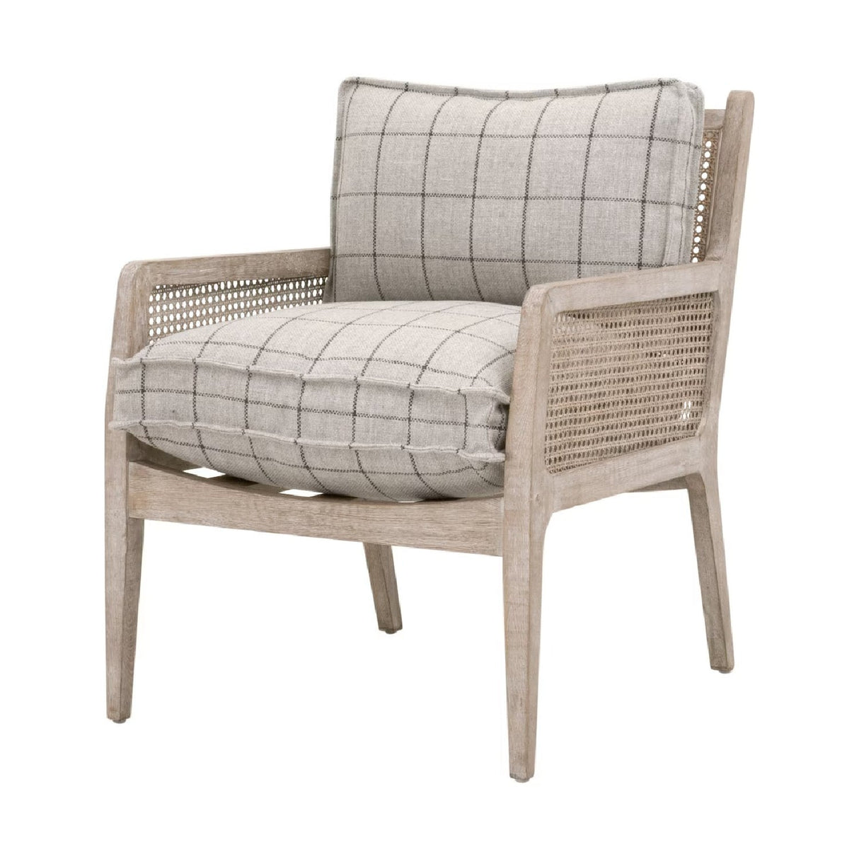Oak Canework Lounge Chair | Living Essentials Leone – alternate view 17