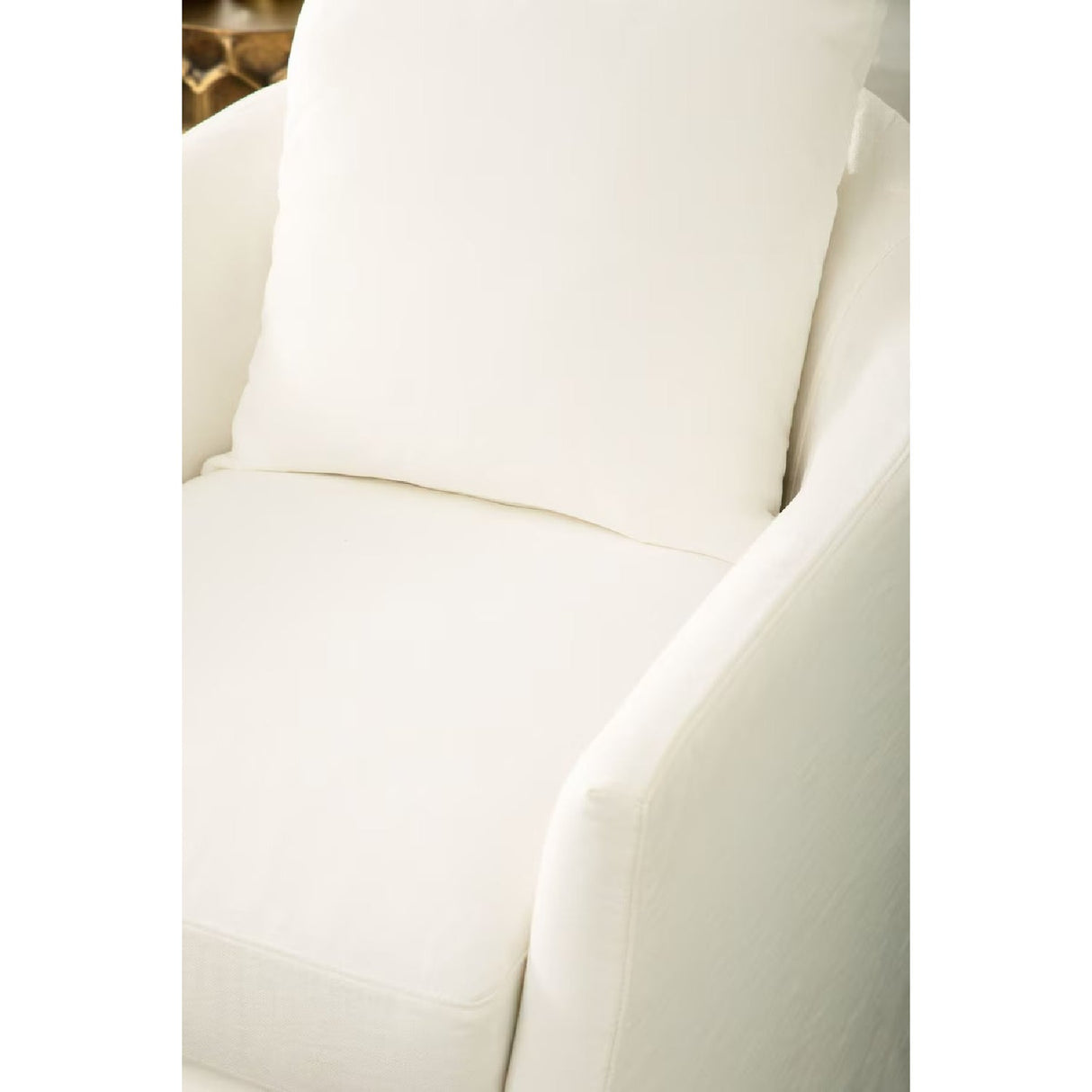Skirted Swivel Club Chair | Living Essentials Faye – alternate view 18