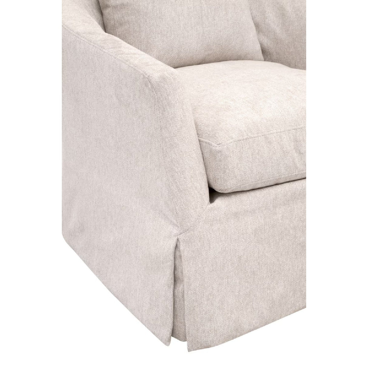 Skirted Swivel Club Chair | Living Essentials Faye – alternate view 8
