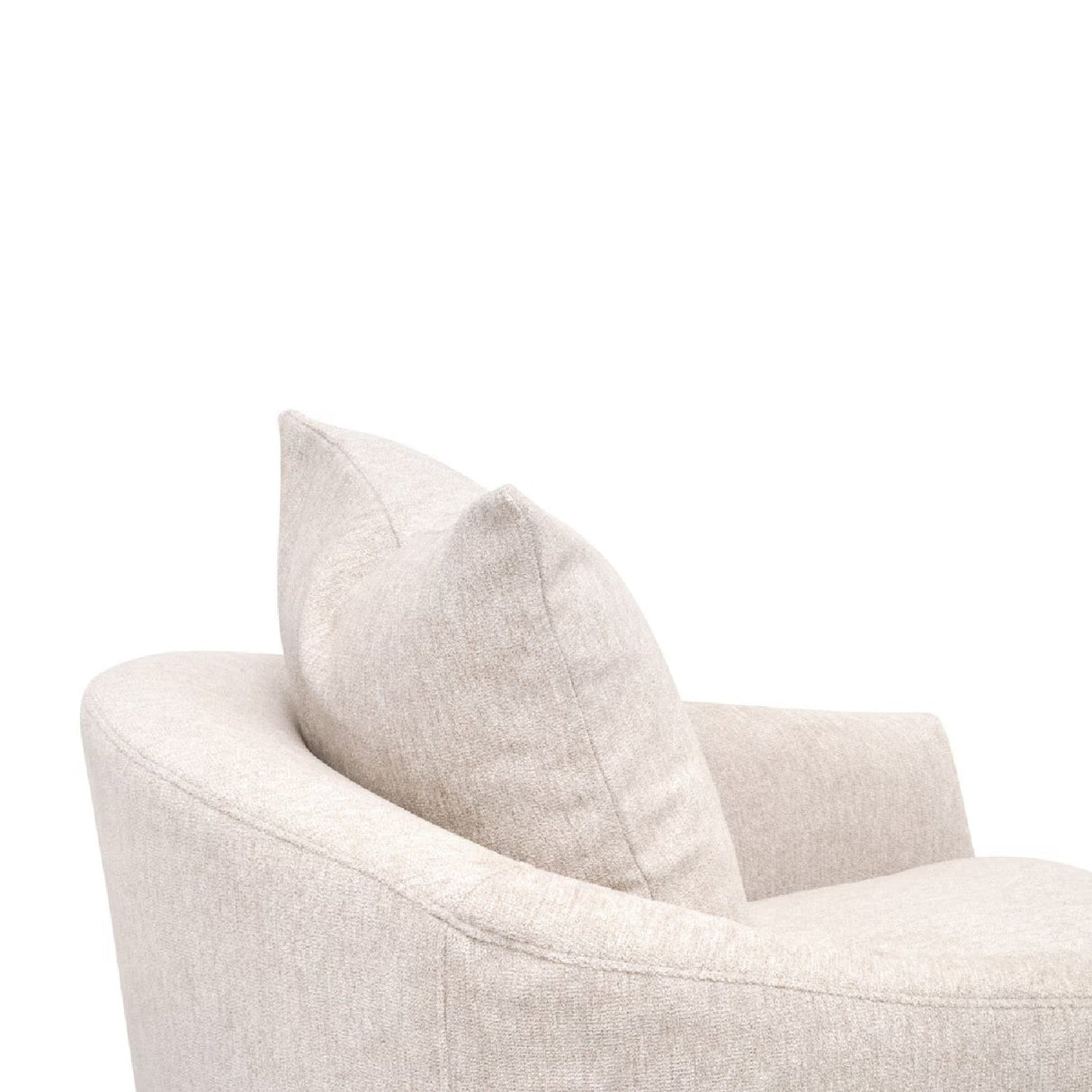 Skirted Swivel Club Chair | Living Essentials Faye – alternate view 9