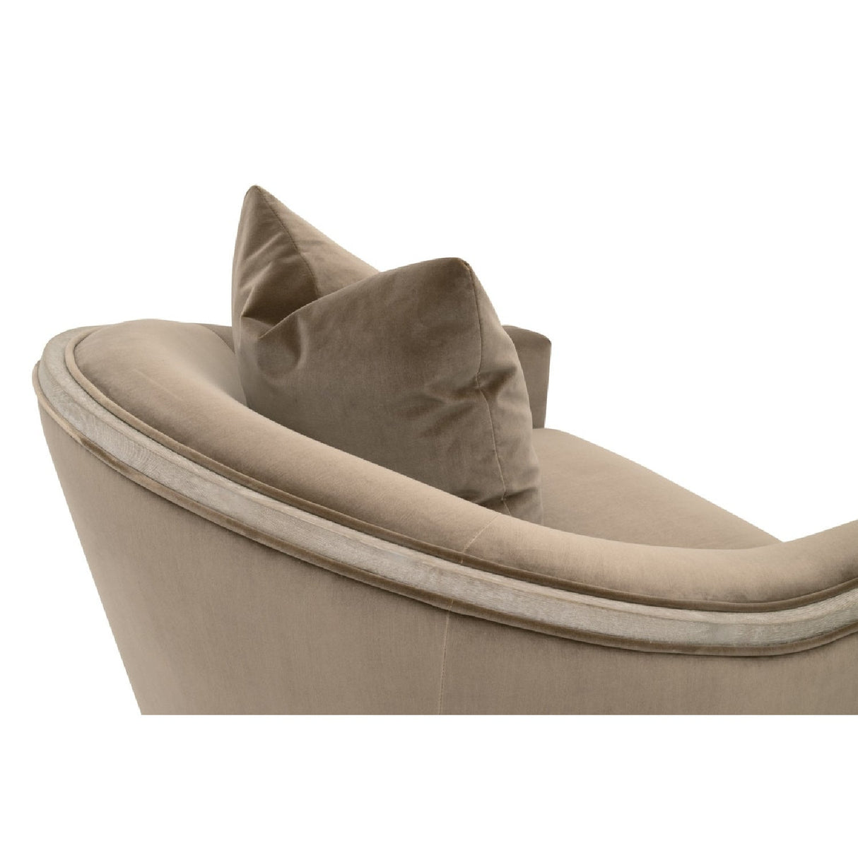 Cushioned Oak Swivel Club Chair | Living Essentials Paxton – alternate view 27