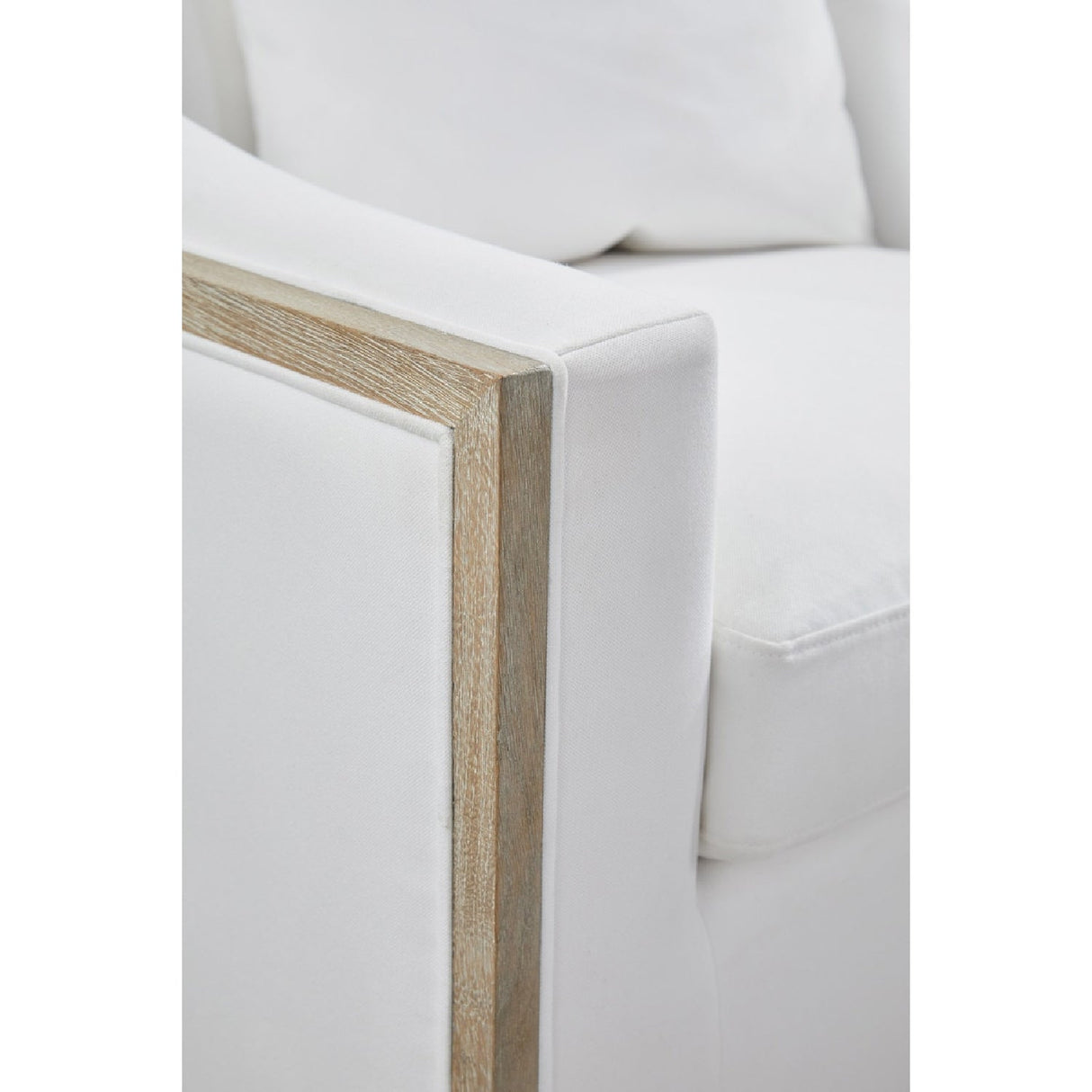 Cushioned Oak Swivel Club Chair | Living Essentials Paxton – alternate view 12